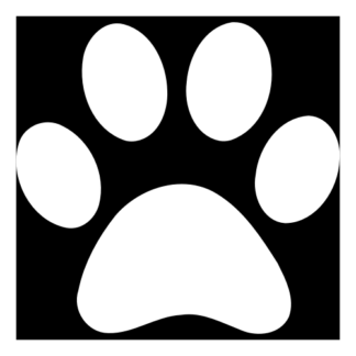 Paw Decal (White)